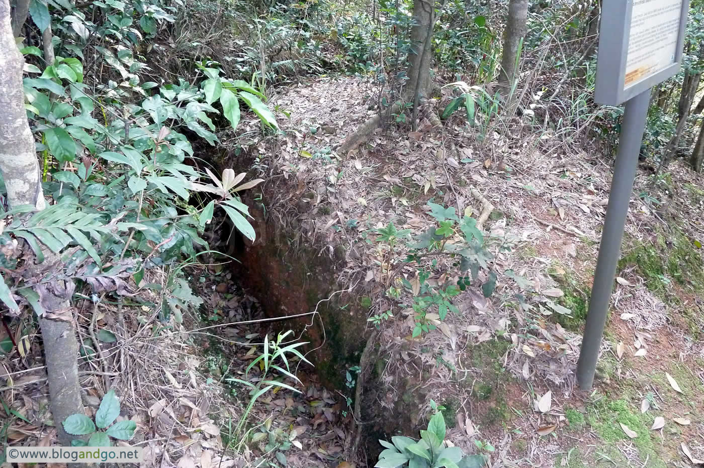 Maclehose Trail 5 - Wartime trench